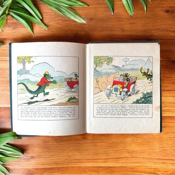 VINTAGE 1930 Uncle Wiggily’s Funny Auto by Howard R. Garis - Picture 6 of 8